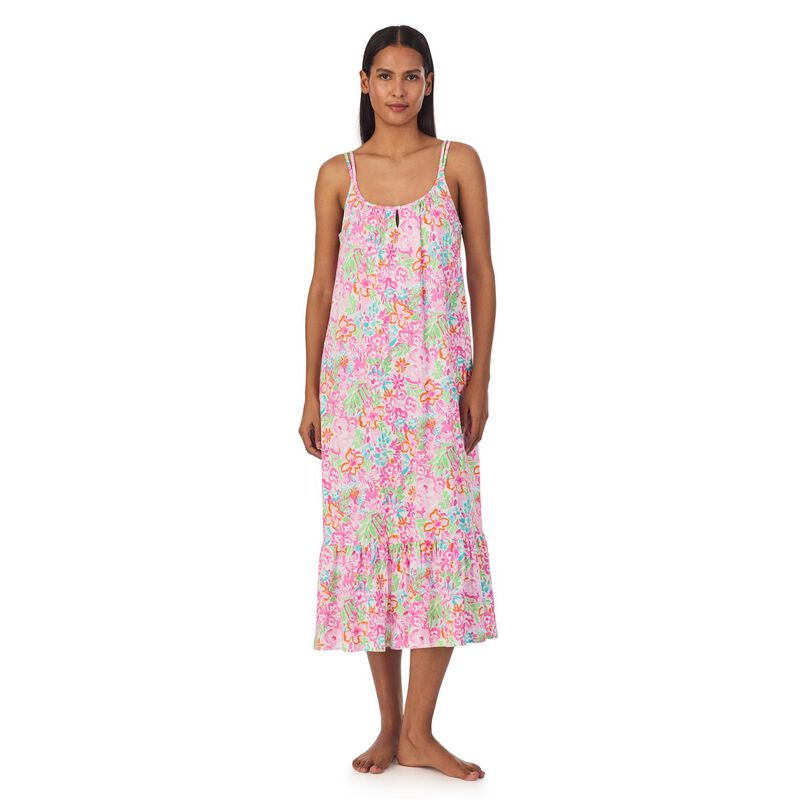 Lauren Ralph Lauren Cotton Jersey Double Strap Ballet Gown image number 0